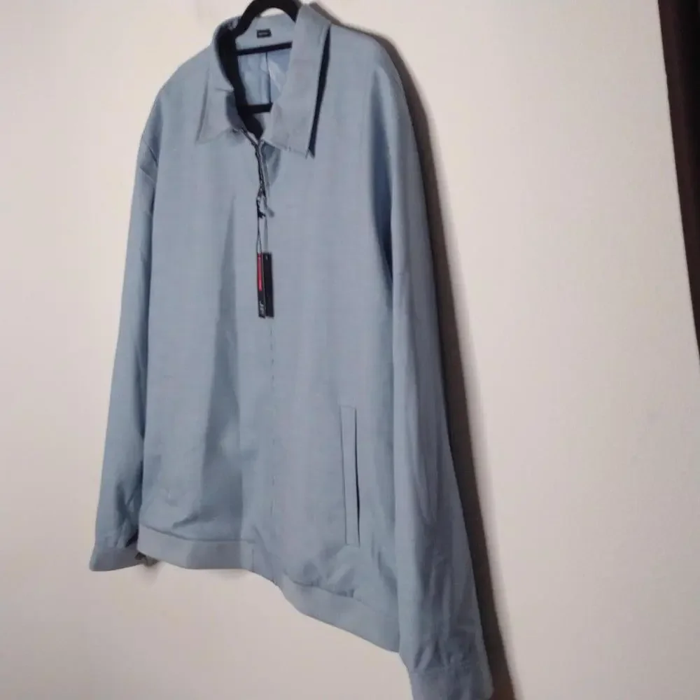 NWT J.Ferrar Men's Light Blue/Slim Stretch Jacket Size XXL
